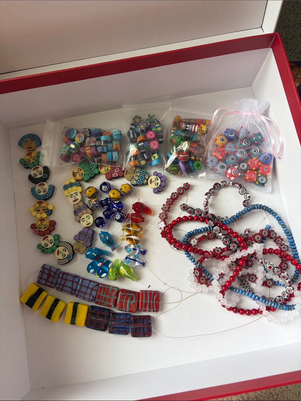 Treasure lot of colorful beads